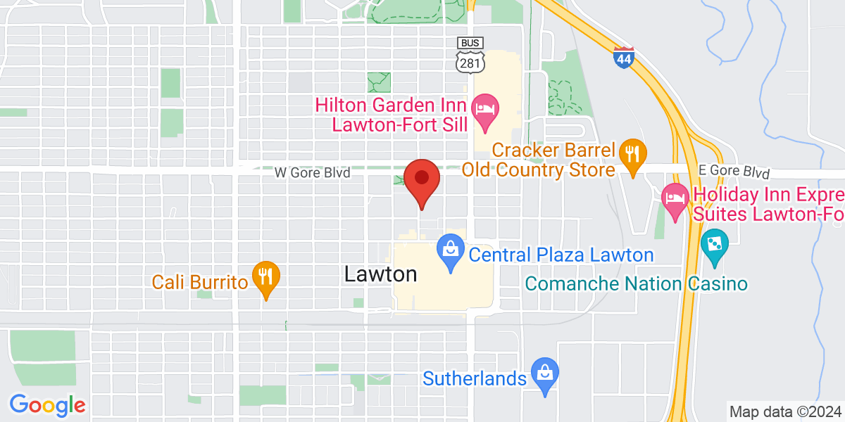 Map of Lawton Public Library - Main